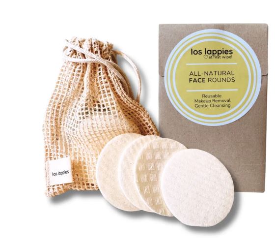Los Lappies Reusable Cellulose Face Rounds - Set of 10 - Image 5